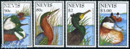 Nevis 1995 Water Birds 4v, Mint NH, Nature - Birds - Ducks - St.Kitts And Nevis ( 1983-...)