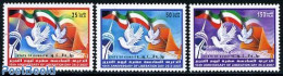 Kuwait 2007 10 Years Liberation 3v, Mint NH, Nature - Birds - Koweït