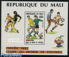 Mali 1982 World Cup Football S/s, Mint NH, Sport - Football - Mali (1959-...)