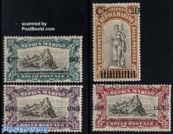 San Marino 1924 War Victims Hospital 4v, Unused (hinged) - Nuovi