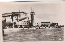 Tunis , L'aérogare Avion Air France 1951 - Tunesië