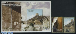 United Arab Emirates 2011 Al Bidyah Mosque 2v+s/s, Mint NH, Religion - Religion - Andere & Zonder Classificatie