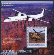 Sao Tome/Principe 2003 Helicopter S/s, Mint NH, Transport - Helicopters - Aircraft & Aviation - Elicotteri