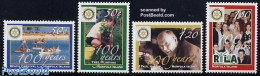 Norfolk Island 2005 100 Years Rotary 4v, Mint NH, Transport - Various - Ships And Boats - Rotary - Bateaux