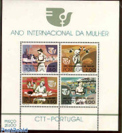 Portugal 1975 International Women Year S/s, Mint NH, History - Various - Women - Int. Women's Year 1975 - Ongebruikt