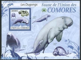 Comoros 2009 Dugong S/s, Mint NH, Nature - Sea Mammals - Comores (1975-...)