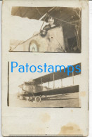 229559 REAL PHOTO AVIATION AVION & AVIADOR SPOTTED POSTAL POSTCARD - Photographs