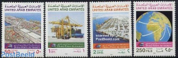 United Arab Emirates 1993 Dubai Harbour 4v, Mint NH, Transport - Ships And Boats - Bateaux