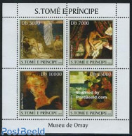 Sao Tome/Principe 2004 Orsay Museum 4v M/s, Mint NH, Art - Edgar Degas - Modern Art (1850-present) - Museums - Paintin.. - Museen