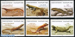 United Arab Emirates 2005 Reptiles 6v, Mint NH, Nature - Animals (others & Mixed) - Reptiles - Andere & Zonder Classificatie