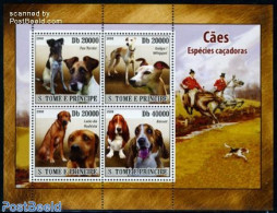 Sao Tome/Principe 2008 Dogs 4v M/s, Mint NH, Nature - Dogs - Sao Tome Et Principe