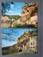 CP 24 Dordogne LA ROQUE GAGEAC - BEYNAC ET CAZENAC -  Lot De 2 Cartes Postales - Autres & Non Classés