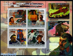 Sao Tome/Principe 2008 Paul Gauguin 4v M/s, Mint NH, Art - Modern Art (1850-present) - Nude Paintings - Paintings - Pa.. - Sao Tome Et Principe