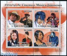 Sao Tome/Principe 2009 Japanese Musicians 4v M/s, Mint NH, Performance Art - Music - Popular Music - Musique