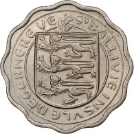 Guernesey, Elizabeth II, 3 Pence, 1959, Londres, Cupro-nickel, TTB+, KM:18 - Guernesey