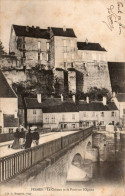 N°3629 W -cpa Pesmes -le Château Et Le Pont Sur L'Ognon- - Pesmes