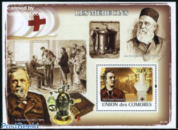 Comoros 2008 Medical Personalities S/s, Mint NH, Health - Health - Red Cross - Cruz Roja