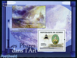 Guinea, Republic 2007 Lighthouses In Paintings S/s, Mint NH, Various - Lighthouses & Safety At Sea - Art - Paintings - Leuchttürme
