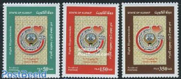 Kuwait 2007 Fight Hypertension 3v, Mint NH, Health - Health - Koweït