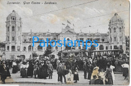 229560 SPAIN ESPAÑA SANTANDER CANTABRIA GRAN CASINO SARDINERO & TRANVIA TRAMWAY POSTAL POSTCARD - Other & Unclassified