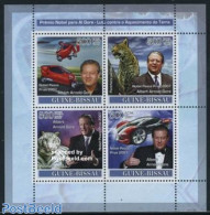 Guinea Bissau 2007 Nobel Prize, Al Gore 4v M/s, Mint NH, History - Nature - Transport - Nobel Prize Winners - Politici.. - Prix Nobel