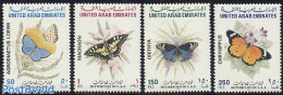 United Arab Emirates 1997 Butterflies 4v, Mint NH, Nature - Butterflies - Otros & Sin Clasificación