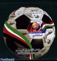 United Arab Emirates 2009 FIFA Club World Cup S/s, Mint NH, Sport - Various - Football - Round-shaped Stamps - Altri & Non Classificati