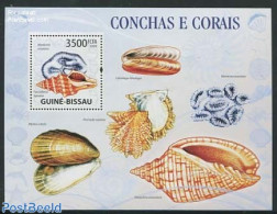Guinea Bissau 2009 Shells S/s, Mint NH, Nature - Shells & Crustaceans - Vita Acquatica