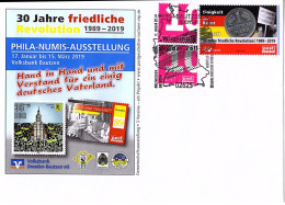 30 Jahre Friedliche Revolution SST Bautzen FDC 17.01.2019 Post Modern U40 Ct.+ - Saalfeld