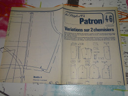 Patron Les Doigts D'or N 46 Variations Sur 2 Chemisiers - Cartamodelli