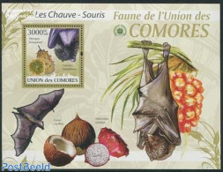 Comoros 2009 Bats S/s, Mint NH, Nature - Bats - Comoros