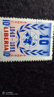 LİBERİA-1950-60         10  CENT            USED - Liberia