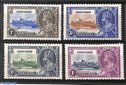 Gold Coast 1935 Silver Jubilee George V 4v, Unused (hinged), History - Kings & Queens (Royalty) - Königshäuser, Adel