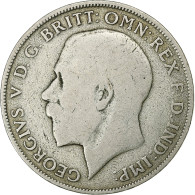 Royaume-Uni, George V, Florin, 1921, Londres, Argent, TB, KM:817a - J. 1 Florin / 2 Schillings