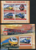 Togo 2010 Australian Trains 2 S/s, Mint NH, Transport - Railways - Eisenbahnen