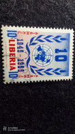 LİBERİA-1950-60         10  CENT            USED - Liberia