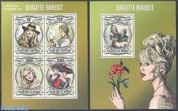 Burundi 2013 Brigitte Bardot 2 S/s, Mint NH, Performance Art - Movie Stars - Actores