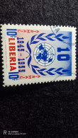 LİBERİA-1950-60         10  CENT            USED - Liberia