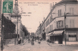 CHAMPIGNY RUE BONNEAU ET LA MAIRIE - Champigny Sur Marne