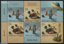 Bosnia Herzegovina - Serbian Adm. 2015 Europa, Old Toys 6v From Booklet, Mint NH, History - Transport - Various - Euro.. - Agricultura