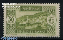 Lebanon 1930 50P, Stamp Out Of Set, Unused (hinged) - Líbano