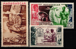 Madagaskar Jahrgang 1948, 1949 Und 1950 Postfrisch #NH589 - Madagaskar (1960-...)