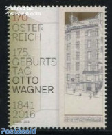 Austria 2016 Otto Wagner 1v, Mint NH, Art - Architects - Unused Stamps