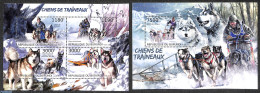 Burundi 2012 Sledge Dogs 2 S/s, Mint NH, Nature - Dogs - Other & Unclassified