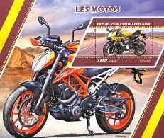 Central Africa 2017 Motorcycles S/s, Mint NH, Transport - Motorcycles - Moto