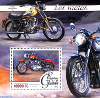 Guinea, Republic 2016 Motorcycles S/s, Mint NH, Transport - Motorcycles - Motorbikes