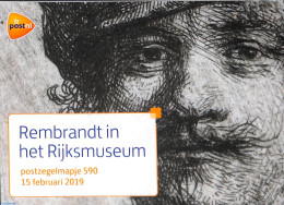 Netherlands 2019 PZM Rembrandt Rijksmuseum, PZM 590, Mint NH, Art - Rembrandt - Ongebruikt