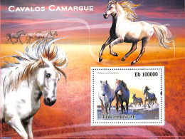 Sao Tome/Principe 2010 Horses S/s, Mint NH, Nature - Horses - Sao Tomé Y Príncipe