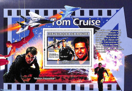 Guinea, Republic 2007 Tom Cruise S/s, Mint NH, Performance Art - Transport - Movie Stars - Aircraft & Aviation - Attori