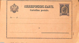Austria 1907 Tax Formular (Ital.), Unused Postal Stationary - Lettres & Documents